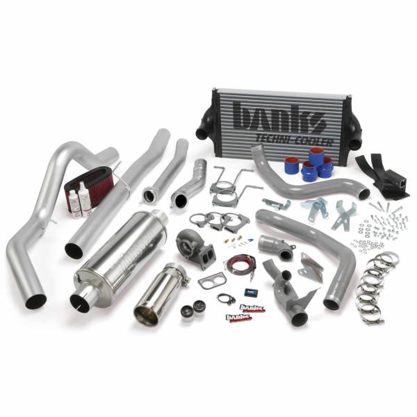 Banks Power - Banks Power PowerPack Bundle Complete Power System W/OttoMind Engine Calibration Module Chrome Tail Pipe 94-97 Ford 7.3L CCLB Manual Transmission 46361