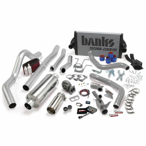 Banks Power - Banks Power PowerPack Bundle Complete Power System W/OttoMind Engine Calibration Module Chrome Tail Pipe 94-97 Ford 7.3L CCLB Automatic Transmission 46356