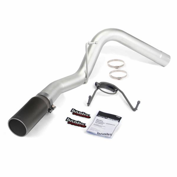 Banks Power - Banks Power Monster Exhaust System Single Exit Black Tip 14-18 Ram 6.7L CCSB 49775-B