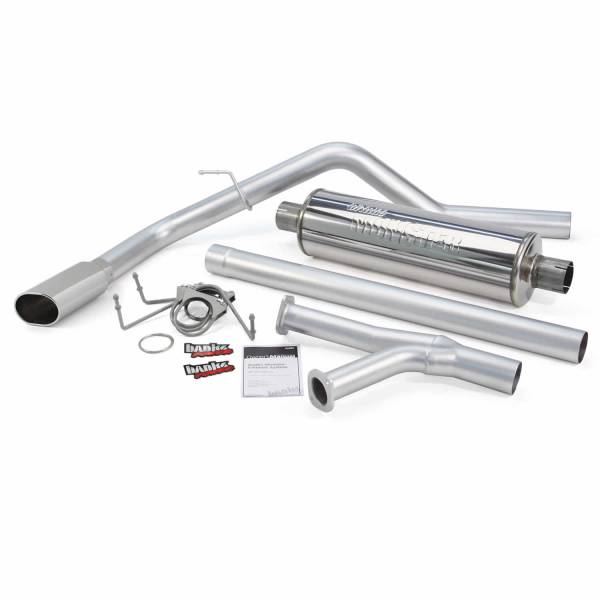 Banks Power - Banks Power Monster Exhaust System Single Exit Chrome Tip 09-19 Toyota Tundra 4.6/5.7L DCMB-CMSB 48140