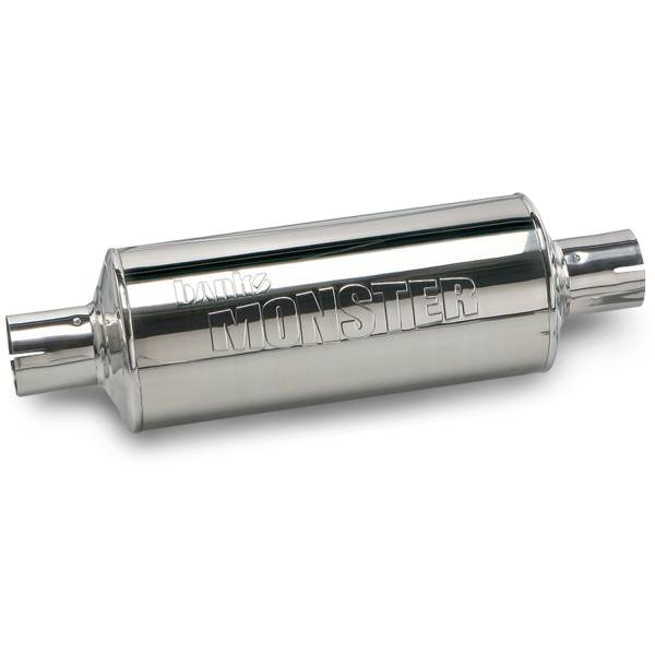 Banks Power - Banks Power Stainless Steel Exhaust Muffler 3 Inch Inlet and Outlet Chevy Ford Nissan Gas Truck 53962