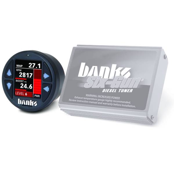 Banks Power - Banks Power Six-Gun Diesel Tuner with Banks iDash 1.8 Super Gauge for use with 2006-2007 Chevy 6.6L, LLY-LBZ 61414