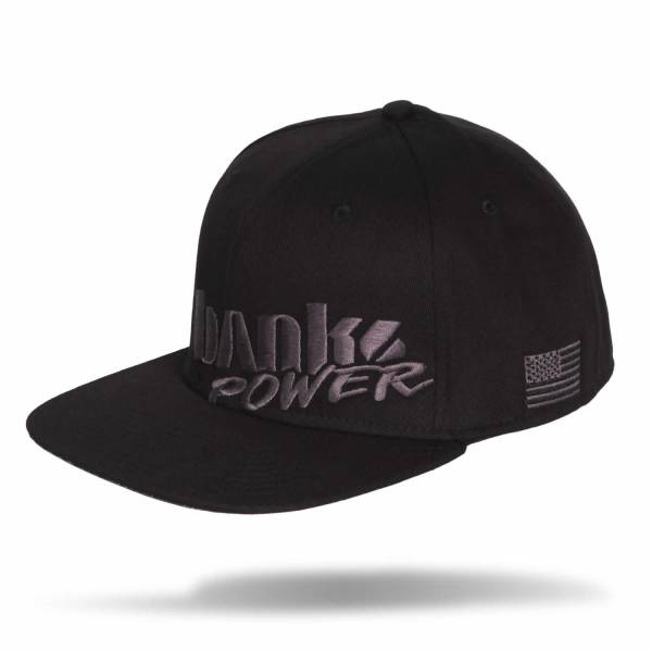 Banks Power - Banks Power Power Hat Premium Fitted Black/Gray Flat Bill Flexible Fit 96126