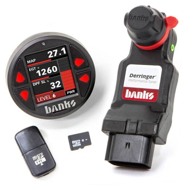 Banks Power - Banks Power Derringer Tuner w/DataMonster with ActiveSafety includes Banks iDash 1.8 DataMonster for 2020 Chevy/GMC 2500/3500 6.6L Duramax L5P 67103