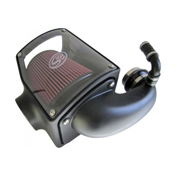 S&B Filters - S&B Cold Air Intake For 92-00 GMC K-Series V8-6.5L Duramax Oiled Cotton Cleanable Red - 75-5045