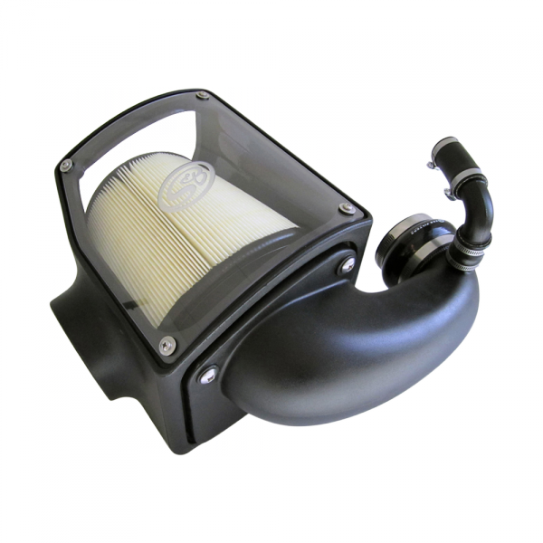 S&B Filters - S&B Cold Air Intake For 92-00 GMC K-Series V8-6.5L Duramax Dry Dry Extendable White - 75-5045D