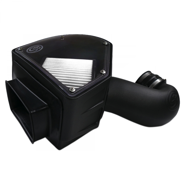 S&B Filters - S&B Cold Air Intake For 94-02 Dodge Ram 2500 3500 5.9L Cummins Dry Extendable White - 75-5090D