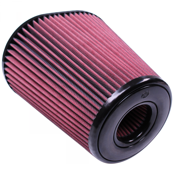 S&B Filters - S&B Air Filter for Competitor Intakes AFE XX-90037 Oiled Cotton Cleanable Red - CR-90037