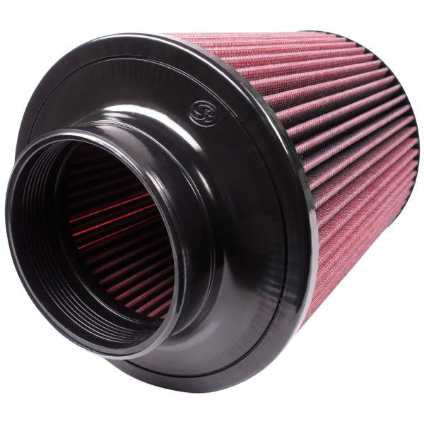 S&B Filters - S&B Air Filter for Competitor Intakes AFE XX-91002 Oiled Cotton Cleanable Red - CR-91002