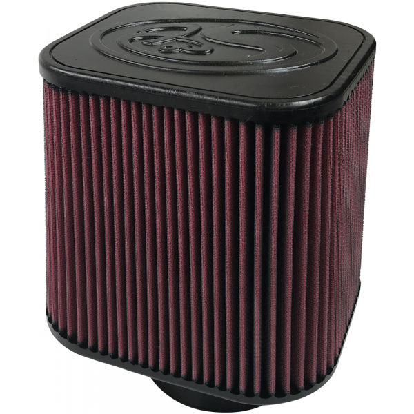 S&B Filters - S&B Air Filter For Intake Kits 75-1532, 75-1525 Oiled Cotton Cleanable Red - KF-1000