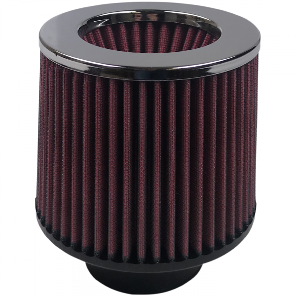 S&B Filters - S&B Air Filter For Intake Kits 75-1515-1,75-9015-1 Oiled Cotton Cleanable Red - KF-1011