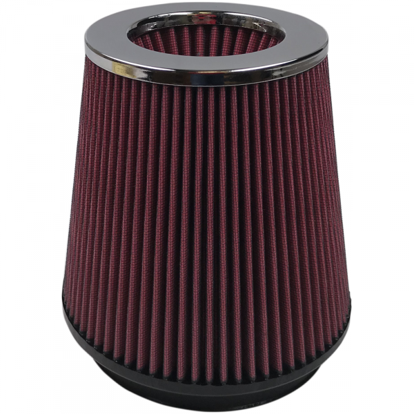S&B Filters - S&B Air Filter For Intake Kits 75-2557 Oiled Cotton Cleanable 6 Inch Red - KF-1016