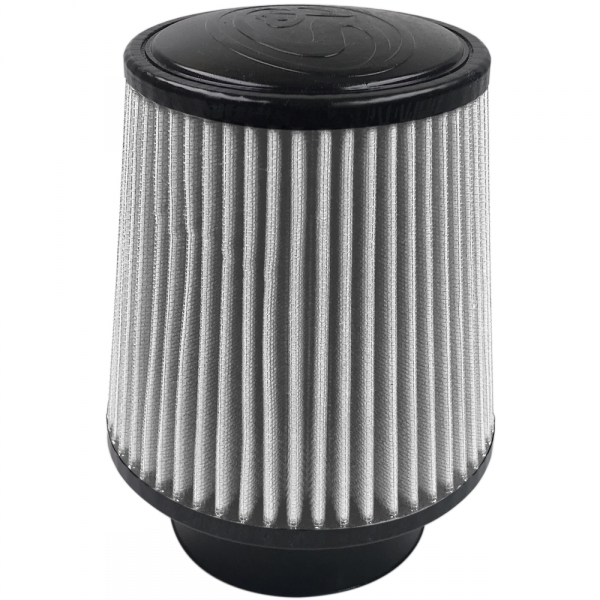 S&B Filters - S&B Air Filter For Intake Kits 75-5008 Dry Cotton Cleanable White - KF-1025D