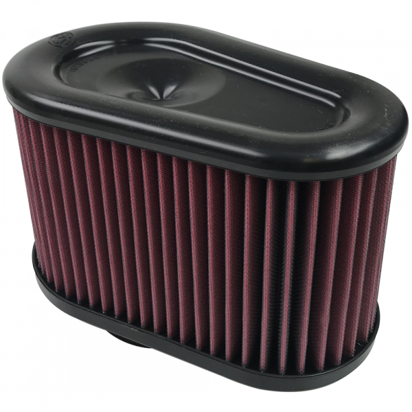 S&B Filters - S&B Air Filter For Intake Kits 75-5070 Oiled Cotton Cleanable Red - KF-1039