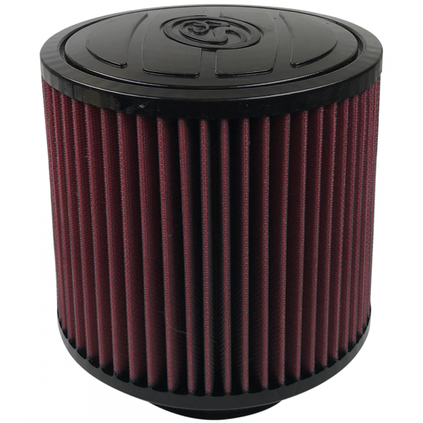 S&B Filters - S&B Air Filter For Intake Kits 75-5061,75-5059 Oiled Cotton Cleanable Red - KF-1055