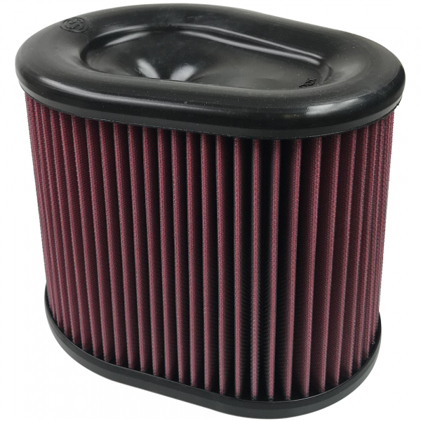 S&B Filters - S&B Air Filter For Intake Kits 75-5075-1 Oiled Cotton Cleanable Red - KF-1062
