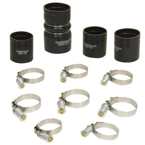 BD Diesel - BD Diesel BD 6.4L Powerstroke Intercooler Hose & Clamp Kit Ford 2008-2010 1047037