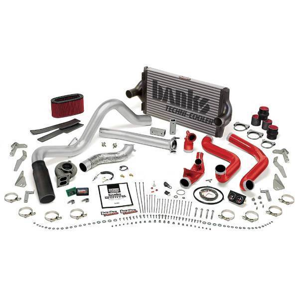 Banks Power - Banks Power PowerPack Bundle Complete Power System W/OttoMind Engine Calibration Module Black Tip 95.5-97 Ford 7.3L Manual Transmission 48562-B