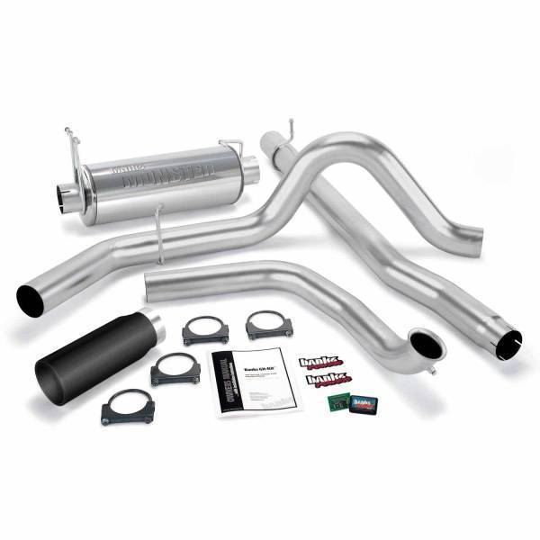 Banks Power - Banks Power Git-Kit Bundle Power System W/Single Exit Exhaust Black Tip 00-03 Ford 7.3L Excursion 47514-B