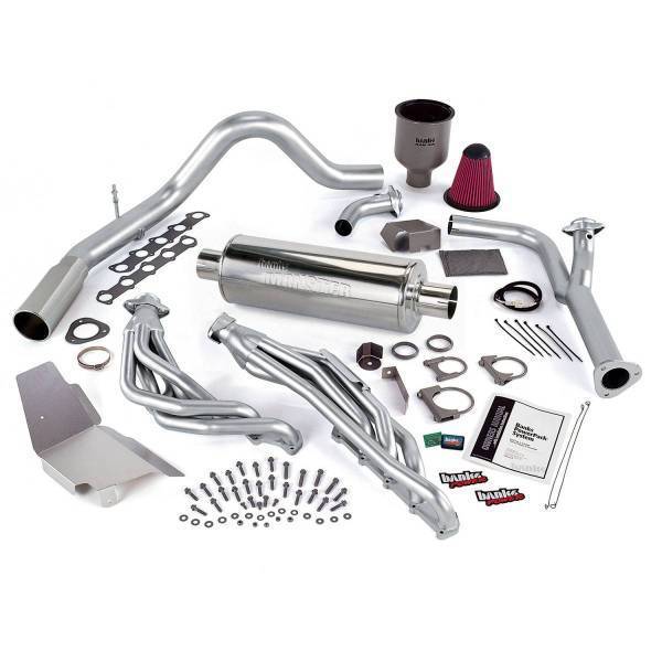 Banks Power - Banks Power PowerPack Bundle W/AutoMind ModuleSingle Exit Exhaust Chrome Tip 00-04 Ford 6.8L Excursion No EGR 49445