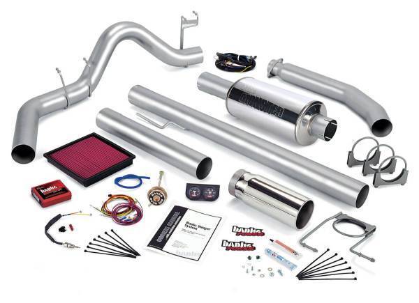 Banks Power - Banks Power Stinger Bundle Power System W/Single Exit Exhaust Chrome Tip 98 Dodge 5.9L Standard Cab 49363