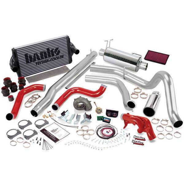 Banks Power - Banks Power PowerPack Bundle Complete Power System W/Single Exit Exhaust Chrome Tip 99 Ford 7.3L F250/F350 Manual Transmission 47528