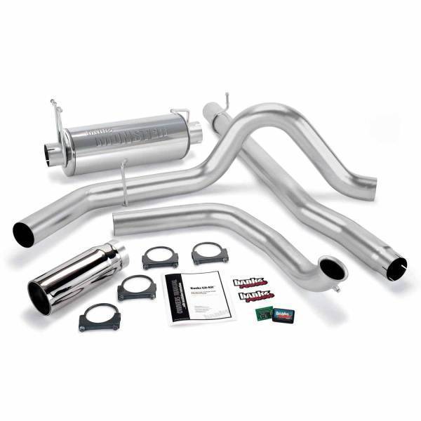 Banks Power - Banks Power Git-Kit Bundle Power System W/Single Exit Exhaust Chrome Tip 00-03 Ford 7.3L Excursion 47514