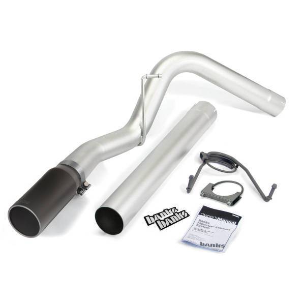 Banks Power - Banks Power Monster Exhaust System Single Exit Black Tip 14-18 Ram 6.7L CCSB 49775-B