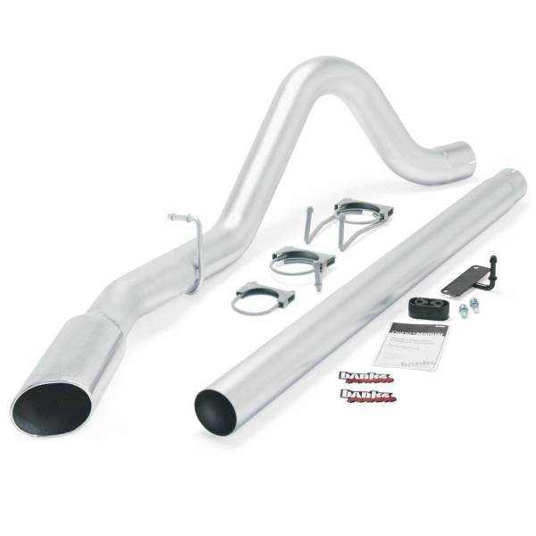 Banks Power - Banks Power Monster Exhaust System Single Exit Chrome Tip 08-10 Ford 6.4L All Cab and Bed Lengths 49781