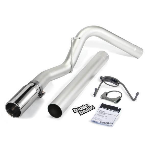 Banks Power - Banks Power Monster Exhaust System Single Exit Chrome Tip 07-13 Dodge/Ram 6.7L CCLB 49774