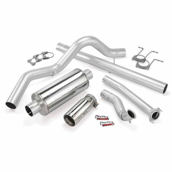 Banks Power - Banks Power Monster Exhaust System Single Exit Chrome Tip 94-97 Ford 7.3L ECLB 46298