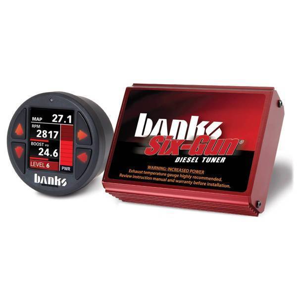 Banks Power - Banks Power Six-Gun Diesel Tuner with Banks iDash 1.8 Super Gauge for use with 2006-2007 Chevy 6.6L, LLY-LBZ 61414