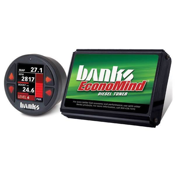 Banks Power - Banks Power Economind Diesel Tuner (PowerPack calibration) with Banks iDash 1.8 Super Gauge for use with 2007-2010 Chevy 6.6L, LMM 61415