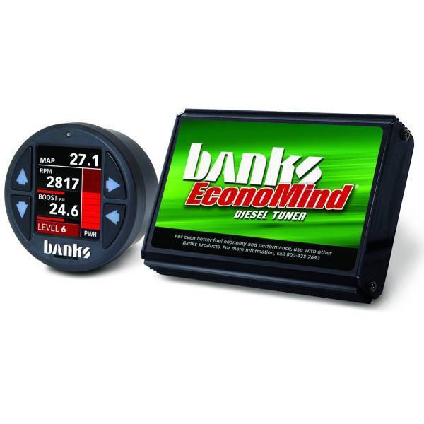 Banks Power - Banks Power Economind Diesel Tuner (PowerPack calibration) with Banks iDash 1.8 Super Gauge for use with 2001-2004 Chevy 6.6L, LB7 61409