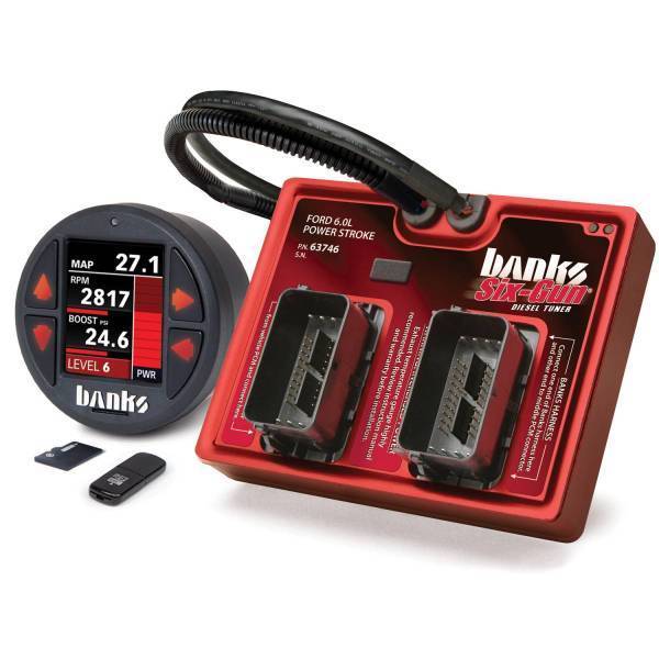 Banks Power - Banks Power Six-Gun Diesel Tuner W/iDash 1.8 DataMonster 03-07 Ford 6.0 Truck/03-05 Excursion 61454