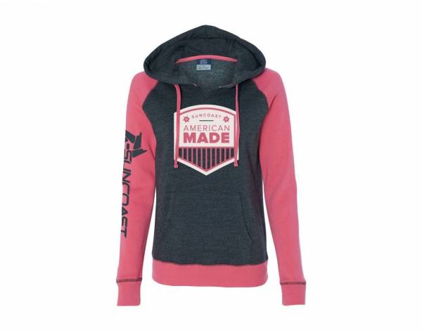 SunCoast Diesel - SUNCOAST WOMEN'S AMERICAN MADE PULLOVER HOODIE (HYPER PINK)