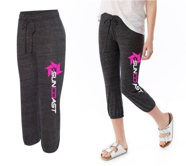 SunCoast Diesel - SUNCOAST WOMEN'S JOGGER PANTS (ECO-BLACK AND PINK)