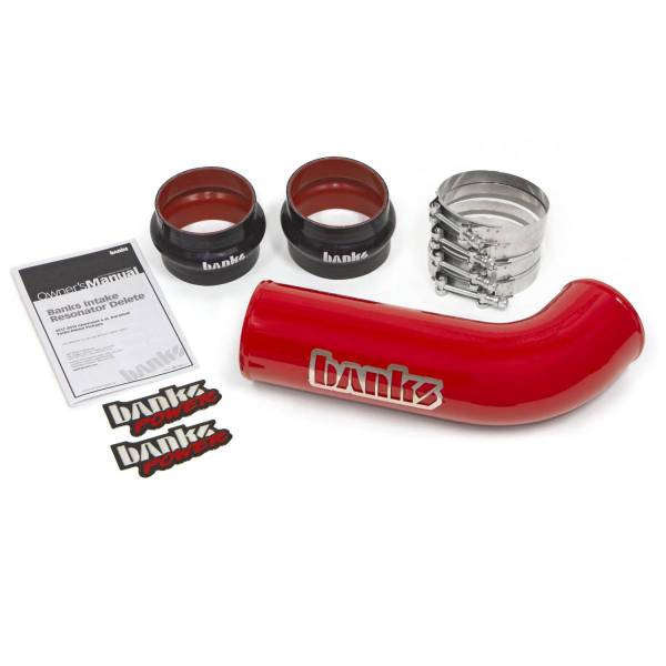 Banks Power - Banks Power Resonator Delete System Red Powdercoat L5P Intake 48000