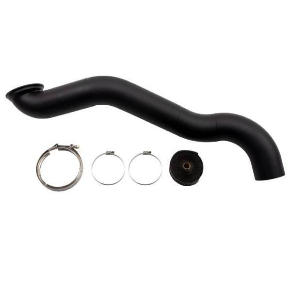 Wehrli Custom Fabrication - Wehrli Custom Fabrication LML Duramax Twin Turbo 4" Down Pipe - WCF100280