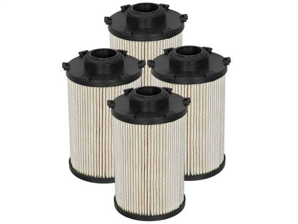 aFe - aFe Pro GUARD D2 Fuel Filter 07.5-09 Dodge RAM Diesel Trucks L6 6.7L (td) (4 Pack) - 44-FF012-MB