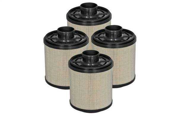 aFe - aFe Pro GUARD D2 Fuel Filter 11-17 Ford Diesel Trucks V8 6.7L (td) (4 Pack) - 44-FF014E-MB