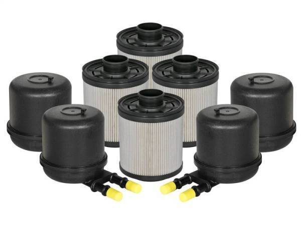 aFe - aFe Pro GUARD D2 Fuel Filter 11-17 Ford Diesel Trucks V8 6.7L (td) (4 Pack) - 44-FF014-MB