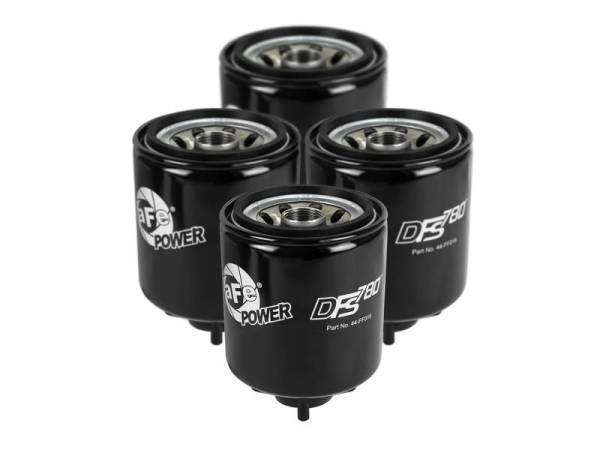 aFe - aFe Pro GUARD D2 Fuel Filter for DFS780 Fuel System Fuel Filter (For 42-12032 Fuel System) - 4 Pack - 44-FF019-MB