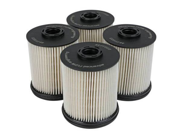 aFe - aFe ProGuard D2 Fuel Filter; GM Diesel Trucks 17-21; V8 6.6L L5P - 4 Pack - 44-FF023-MB