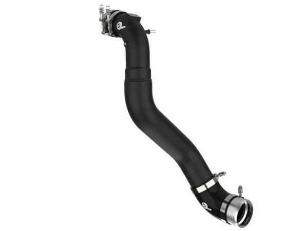 aFe - aFe 21+ Ford F-150 V6-3.5L (tt) BladeRunner 3in to 3.5in Aluminum Cold Charge Pipe Black - 46-20519-B