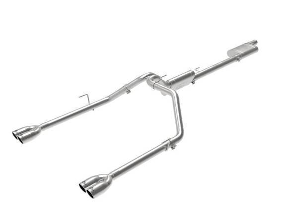 aFe - aFe Vulcan Series 3in-2-1/2in 304 SS Cat-Back 2020 Jeep Gladiator (JT) V6-3.6L w/ Polished Tips - 49-38084-P