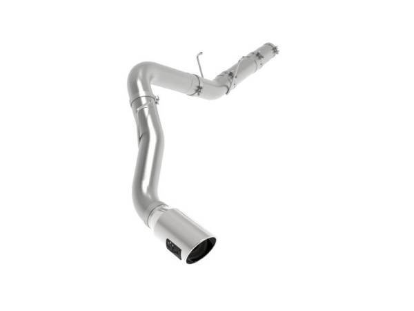 aFe - aFe LARGE BORE HD 5in 409-SS DPF-Back Exhaust w/Pol Tip 19-20 Ram Diesel Trucks L6-6.7L (td) - 49-42078-P