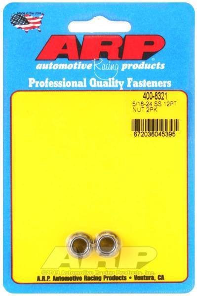 ARP - ARP 5/16 x 24 SS 12pt Nut Kit - 400-8321