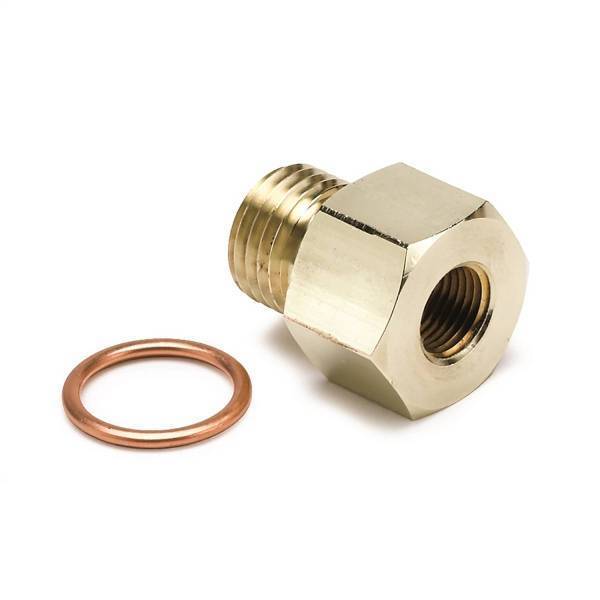 Autometer - AutoMeter FITTING ADAPTER METRIC M14X1.5 MALE TO 1/8in. NPTF FEMALE BRASS - 2267