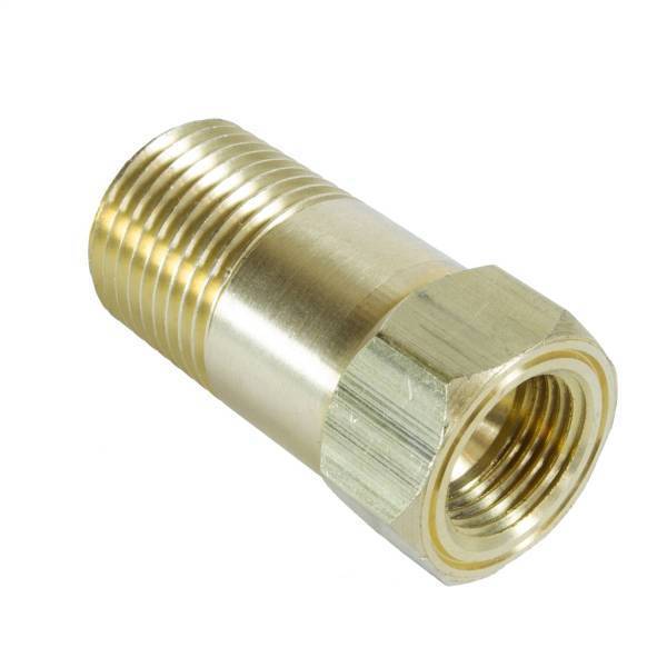 Autometer - AutoMeter FITTING ADAPTER 1/2in. NPT MALE EXTENSION BRASS FOR MECH. TEMP. GAUGE - 2270